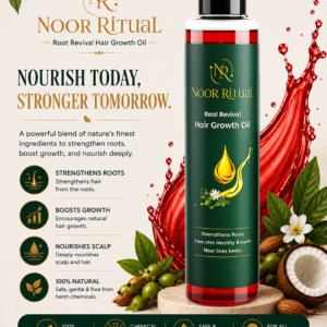 Noor Ritual Hair Oil 200ml — Deeper Hydration, Longer Lasting