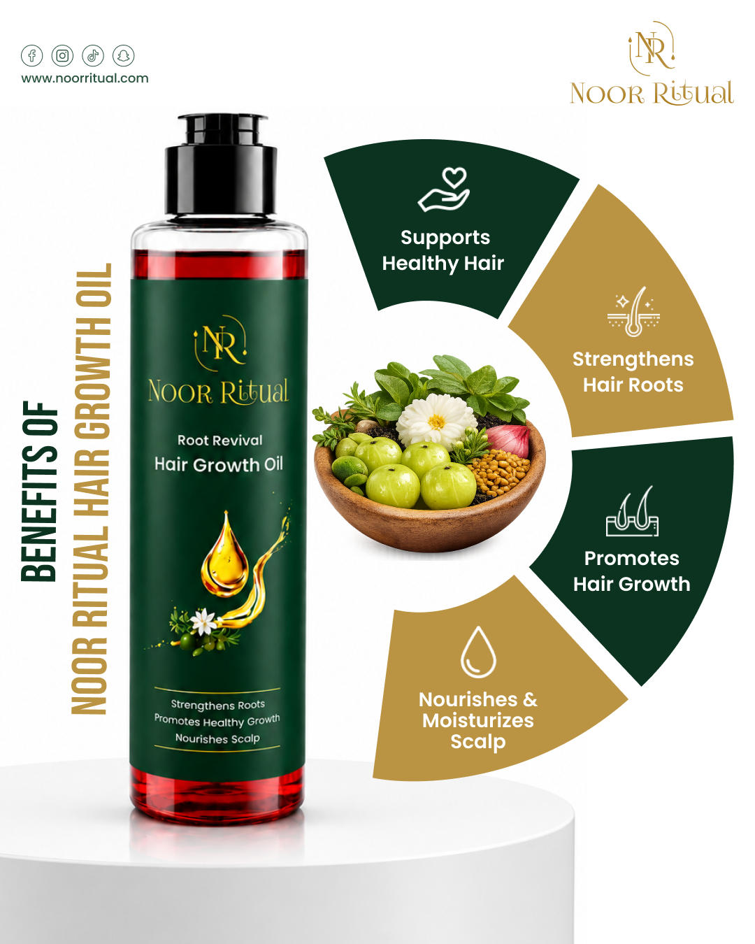 Noor Ritual Hair Oil – 100% Natural - Image 3